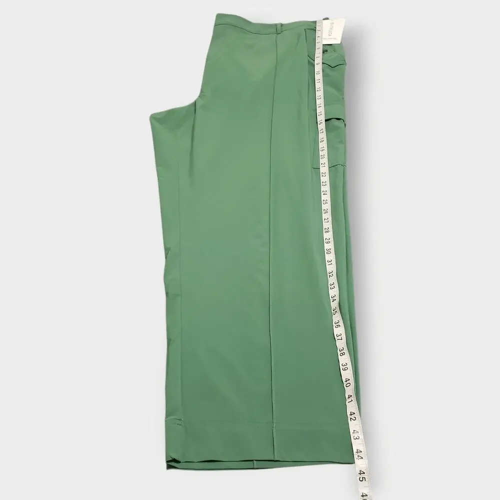 NWT Athleta Vienna Cargo Pant Green Plus Sz 24 Athleisure Travel Active Athletic